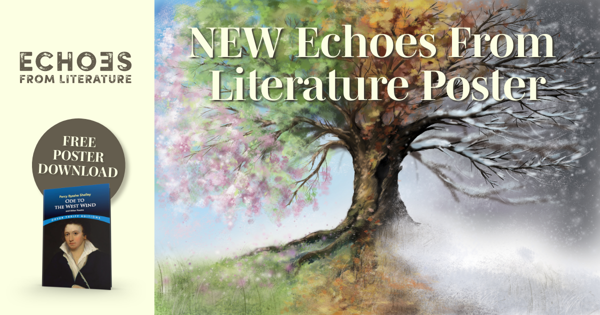 Echoes From Literature Percy Bysshe Shelley Free Poster Prestwick